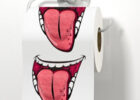 tongue toilet paper