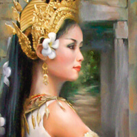 beautiful Cambodian woman
