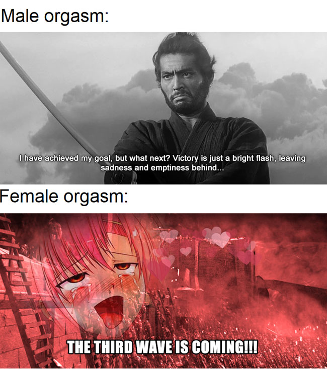orgasm meme