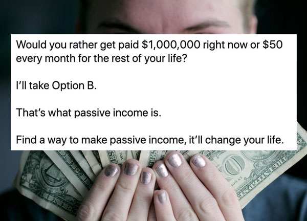 passive income meme