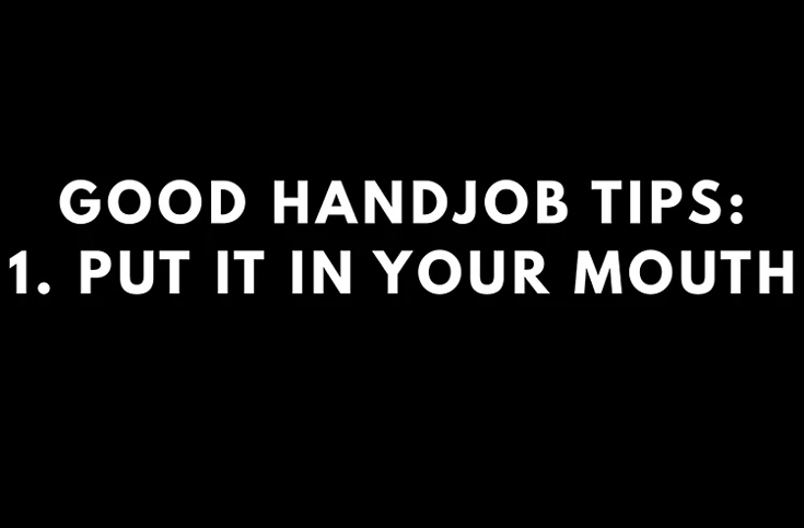 number 1 handjob tip